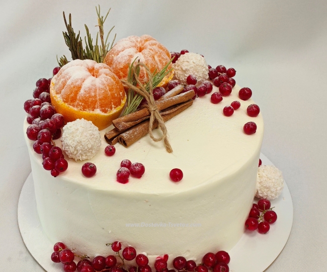 Cakes Author's cake "Mandarin Vibe"